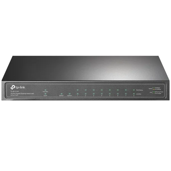 TP-Link TL-SG1210P switch No administrado Gigabit Ethernet TL-SG1210P
