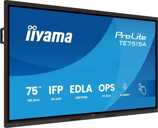 iiyama TE7515A-B1AG Pantalla Interactiva de 75 pulgadas TE7515A-B1AG