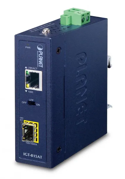 PLANET IGT-815AT convertidor de medio 1000 Mbit/s Multimodo IGT-815AT