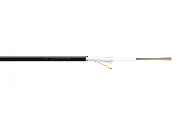Cable de fibra óptica universal DIGITUS 12 núcleos OM4 DK-35121/4-U