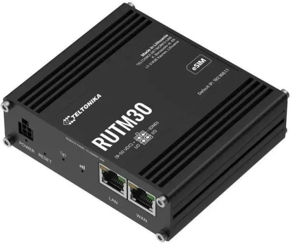 Teltonika RUTM30 Enrutador celular industrial 5G Wi-Fi RUTM30000000