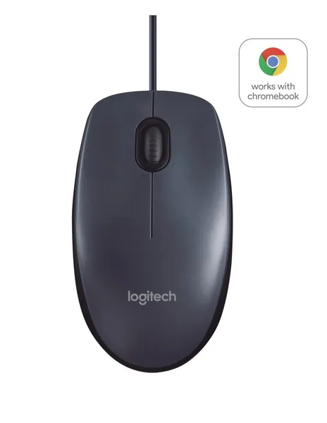 Logitech B100 ratón Oficina Ambidextro USB tipo A Óptico 910-003357