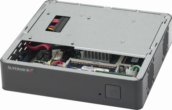 Supermicro CSE-101S carcasa de ordenador Estante Negro CSE-101S