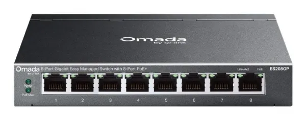 TP-Link Omada ES208GP switch Gestionado L2 Gigabit Ethernet ES208GP