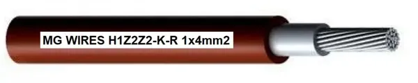 MG Wires H1Z2Z2-K-R-4MM2/100M Cable fotovoltaico H1Z2Z2-K-R-4MM2/100M