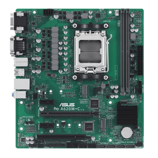 ASUS PRO A620M-C-CSM AMD A620 Zócalo AM5 micro ATX 90MB1F80-M0EAYC