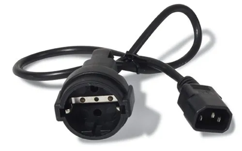 APC AP9880 cable de transmisión Negro 0,6 m C14 acoplador AP9880