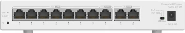 Huawei Gateway S380-S8P2T, 2*GE WAN, 8*GE LAN(PoE+, 124W) 98012180