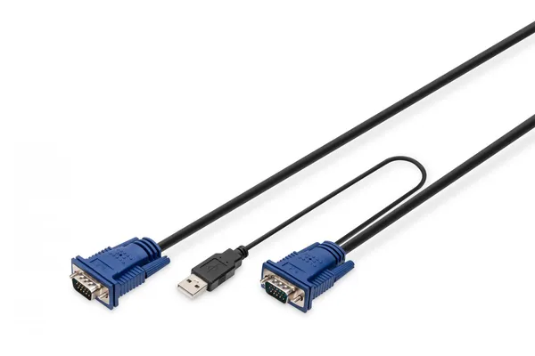 Digitus DS-19232 cable para video, teclado y ratón (kvm) DS-19232