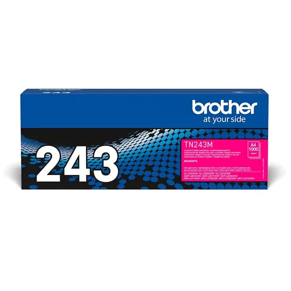 Brother TN-243M cartucho de tóner 1 pieza(s) Original Magenta TN243M