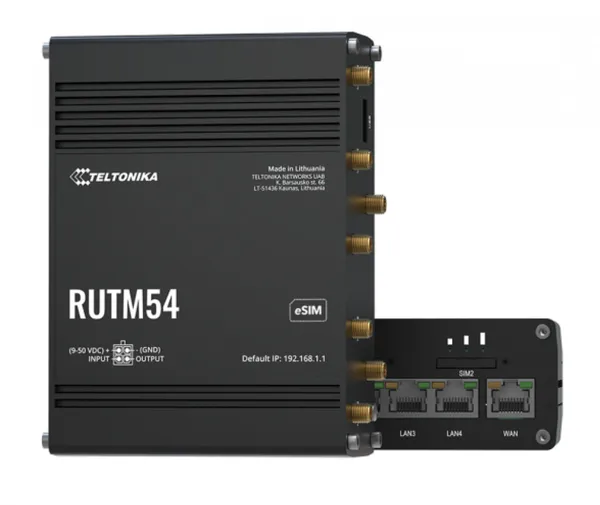 Teltonika RUTM54 5G Router with Telit-Modem (US PSU) RUTM54000000