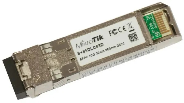 Mikrotik S+85DLC03D red modulo transceptor Fibra óptica S+85DLC03D