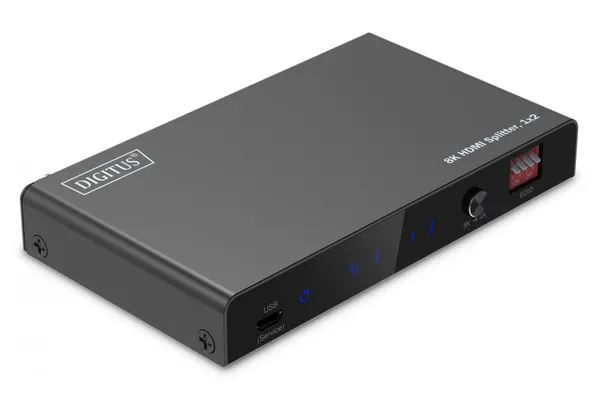Divisor HDMI 1x2, 8K/60Hz (4:4:4) con HDR, 48 Gbps, HDCP 2.3 DS-55339