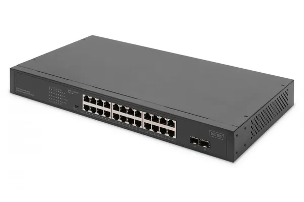 Conmutador Gigabit de 24 puertos + 2 puertos Gigabit SFP DN-95348-2