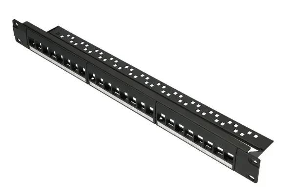 Extralink Panel de parcheo modular de 24 puertos UTP | 24 EX.9656