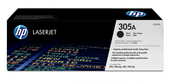 HP Cartucho de tóner original LaserJet 305A negro CE410A