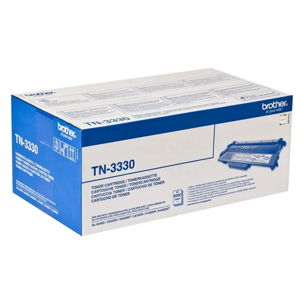 Brother TN-3330 cartucho de tóner 1 pieza(s) Original Negro TN3330