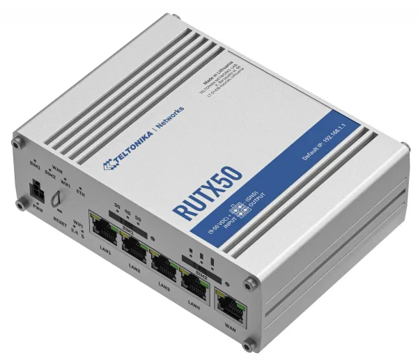 Teltonika RUTX50 router inalámbrico Gigabit Ethernet 5G RUTX50000000