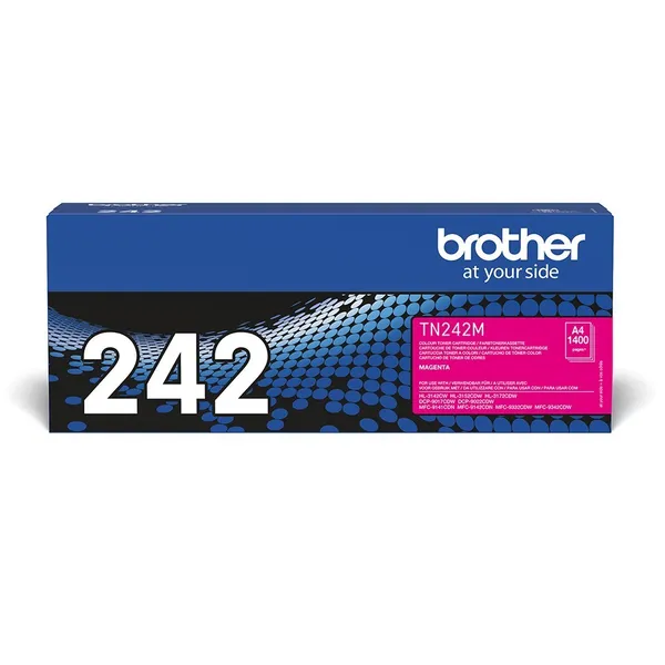 Brother TN-242M cartucho de tóner 1 pieza(s) Original Magenta TN242M