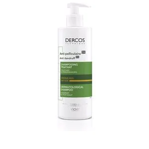 DERCOS TECHNIQUE champú anticaspa cabellos seco elimina la caspa y reduce los picores 390 ml