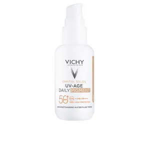 CAPITAL SOLEIL UV-AGE DAILY CON COLOR WATER FLUID antifotoenvejecimiento UVB SPF50+ UVA 40 ml