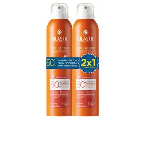 PROTECTOR SOLAR SUN SYSTEM 50+ SPRAY TRANSPARENTE PACK 2 x 200 ml