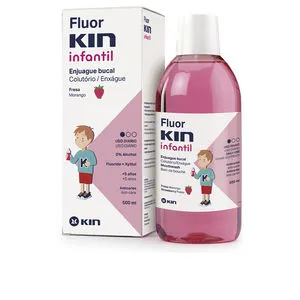 FLUORKIN INFANTIL enjuague bucal anticaries #fresa