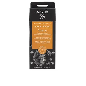 Express Beauty Mascarilla facial hidratante y nutritiva con miel 2 x 8 ml