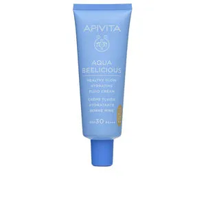 AQUA BEELICIOUS CREMA FLUIDA ILUMINADORA HIDRANTANTE SPF 30 CON COLOR 40 ml