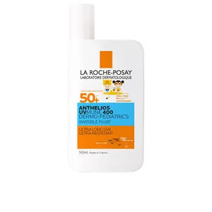 ANTHELIOS UV-MUNE 400 DERMOPEDIATRICS fluido invisible protector solar rostro niños SPF50+ 50 ml