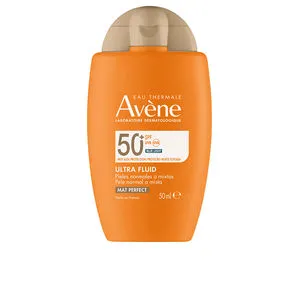 SOLAIRE ULTRA FLUIDO MAT PERFECT protector solar facial tono universal SPF50 50 ml