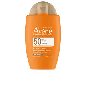 SOLAIRE ULTRA FLUIDO MAT PERFECT protector solar facial tono universal SPF50 50 ml