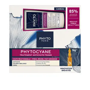 PHYTOCYANE MUJER CAÍDA REACCIONAL + CHAMPÚ ESTUCHE 2 pz