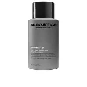 MULTITASKER champú 3-en-1 para hombre cabello, barba y cuerpo limpia y aporta frescor 280 ml