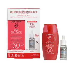 BEE SUN SAFE FLUIDO FACIAL TOQUE SECO SPF50 ESTUCHE 2 pz
