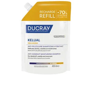 KELUAL SQUANORM champú para caspa seca recarga 400 ml