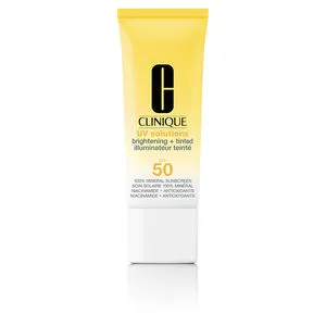 UV SOLUTIONS protector solar iluminador con color SPF50 #Medium Deep