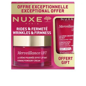 MERVEILLANCE LIFT ESTUCHE RUTINA ANTIEDAD LIFT-FIRMEZA CREMA EN POLVO 2 pz
