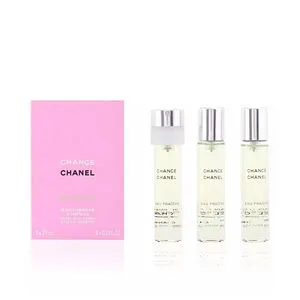 CHANCE EAU FRAICHE eau de toilette vaporizador twist & spray 3 recargas 3 x 20 ml