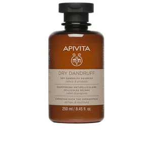 CHAMPÚ ANTICASPA SECA Tratamiento natural anticaspa seca con apio, propóleo y árbol de té 250 ml
