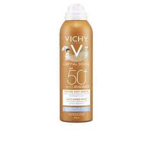 CAPITAL SOLEIL bruma anti-arena niños, muy alta protección tecnología anti-arena SPF50+ 200 ml