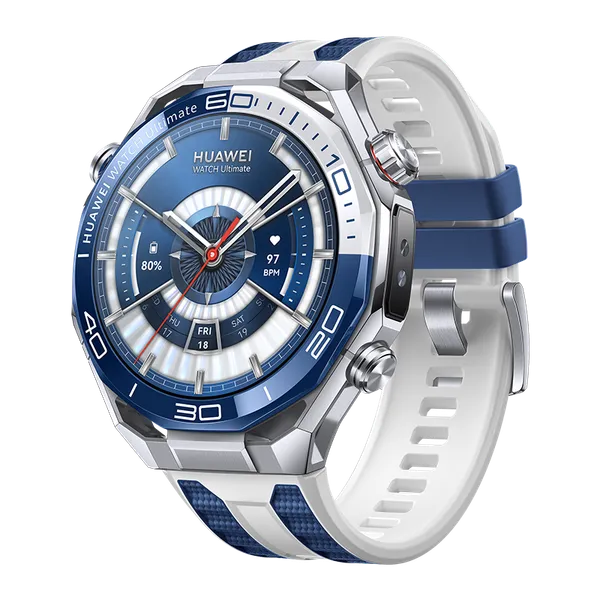 HUAWEI WATCH Ultimate 2 Azul / Metal Líquido Ultraresistente con Cristal de Zafiro / Comunicación Subacuática basada en Sonar / Tecnología de Buceo a 150 m