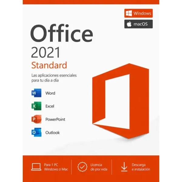 Office 2021 Standard para Windows e MacOS