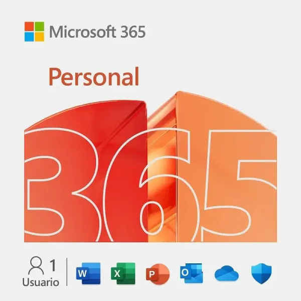 Microsoft 365 Personal 1 PC/MAC + Tablet - Assinatura: 12 meses