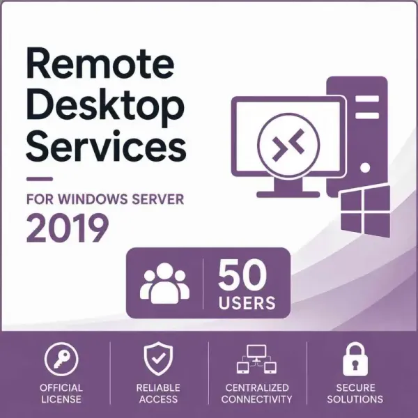 Remote Desktop Services (50 Usuarios) para Windows Server 2019