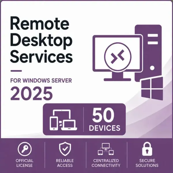 Remote Desktop Services (50 Dispositivos) para Windows Server 2025