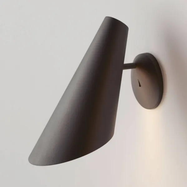 Aplique de pared Vibia I.Cono 0720, 28 cm, gris