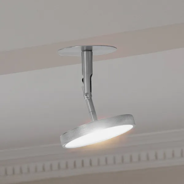UMAGE foco LED Asteria Spot, Ø 12 cm, acero pulido