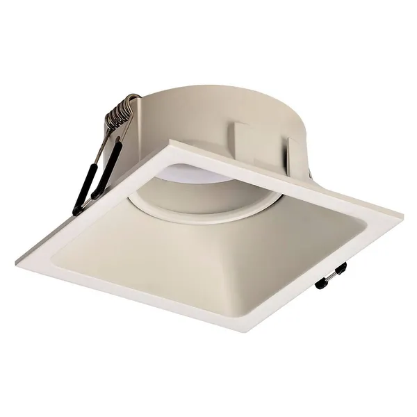 Mantra Iluminación Lámpara empotrable Comfort, angular, blanco mate