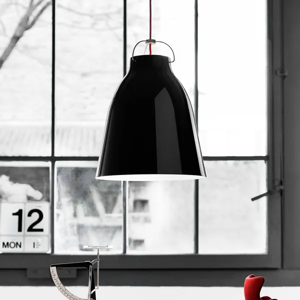 FRITZ HANSEN Caravaggio P3 Negro brillante